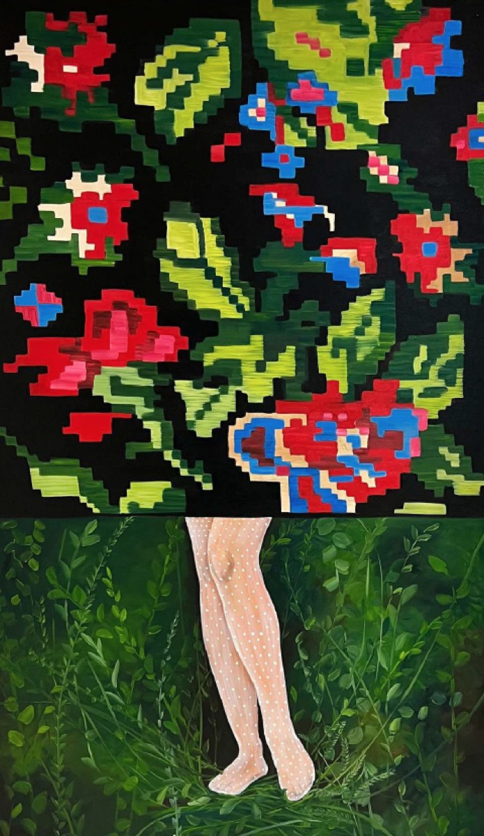 Romanian legs, pintura de Elleny Gherghe